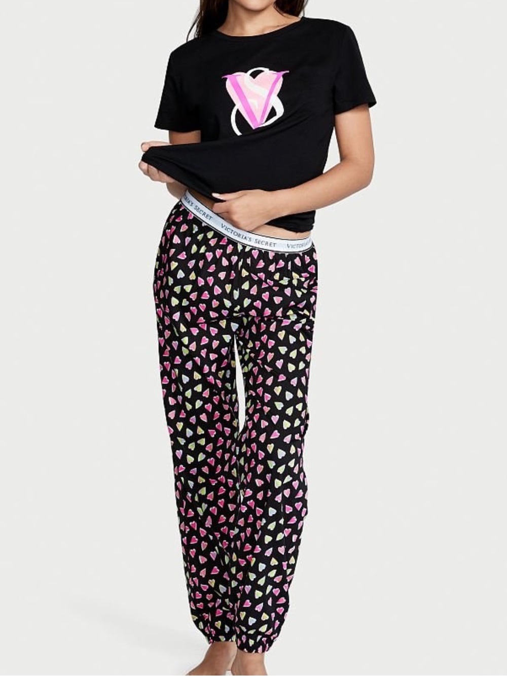 VICTORIA’S SECRET 2 Piece Pajama Set Size Medium NWOT